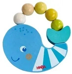 HABA 2013799001 - Greifling Rasselwal, Holz, H&ouml;he: 8,9 cm