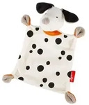 Sigikid 43594 - Baby Schnuffeltuch Dalmatiner Dotson, wei&szlig;/schwarz,