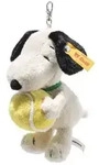 Steiff 024849 - Snoopy Tennis Anh&auml;nger, mehrfarbig, Pl&uuml;sch, 15 cm
