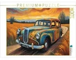 CALVENDO Puzzle Oldtimer im Stil von van Gogh 1000 Teile Lege-Gr&ouml;&szlig;e 64x48cm