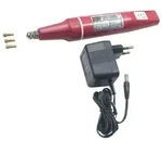 PEBARO 0281 - Akku-Bohrmaschine mit 4 Spannzangen und Netzteil