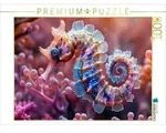 CALVENDO Puzzle Seepferdchen 1000 Teile Lege-Gr&ouml;&szlig;e 64x48cm Foto-Puzzle f&uuml;r
