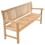 4er Sitzbank Gartenbank Landhausstil Teak Holz