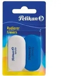 Pelikan Radierer Blue & White aus Kunststoff, 2er Set