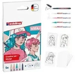 Edding Acrylmarker Creative Manga, 5er Set
