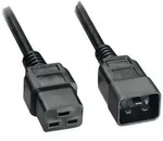 Akyga Strom Anschlusskabel [1x Kaltger&auml;te-Buchse C19 - 1x Kaltger&auml;te-Stecker C20]