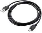 Akyga USB-Kabel USB-A Stecker, USB-Mini-B Stecker 1.80m Schwarz AK-USB-03