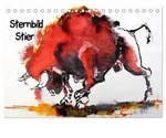 Sternbild Stier (Tischkalender 2027 DIN A5 quer), CALVENDO Monatskalender