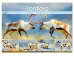 Rentiere. Anmut in nordischer Landschaft (Wandkalender 2027 DIN A2 quer),...