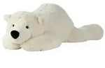 Heunec 248977 - Misanimo Eisb&auml;r liegend, Pl&uuml;schtier, 50 cm