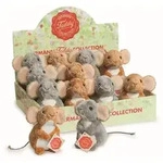 Teddy Hermann 92603 - Maus Pl&uuml;schtier, 11 cm, sortiert, 1 St&uuml;ck
