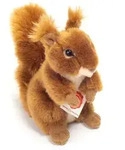 Teddy Hermann 90818 - Eichh&ouml;rnchen, braun, 17 cm