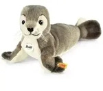 Steiff 063114 - Robby Seehund, dunkelgrau, Webpelz, 30 cm