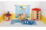 goki Puppenm&ouml;bel Kinderzimmer f&uuml;r Puppenhaus