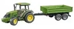 Bruder 02108 John Deere 5115M + Bordwandanhänger Bruder 02108 John Deere 5115M + Bordwandanhänger