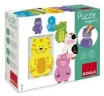 Goula Magnetisches Holzpuzzle Tiere, 12-teilig