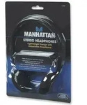 Manhattan 177481 On Ear Kopfh&ouml;rer kabelgebunden Schwarz
