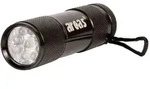 Arcas Alu 9 LED LED Mini-Taschenlampe batteriebetrieben 65g