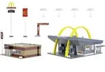 Vollmer 43635 H0 McDonald ́s Schnellrestaurant mit McCaf&eacute;