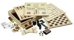 Philos 3098 - Spielesammlung 10, medium, Spieleklassiker mit Zubeh&ouml;r, Holz