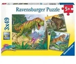Puzzle Ravensburger Herrscher der Urzeit 3 X 49 Teile