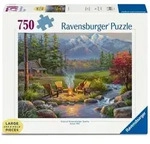 Erwachsenenpuzzle 750 Large Pieces - Lagerfeuer-Romantik