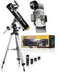 Bresser 10428 - NATIONAL GEOGRAPHIC 76/700 Reflektor Einsteiger-Teleskop EQ mit