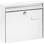 Burg W&auml;chter POTSDAM 877W Briefkasten Stahlblech Wei&szlig;