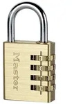 Master Lock P44298 Vorh&auml;ngeschloss Gold, Silber Zahlenschloss