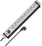 Brennenstuhl 1156057018 Steckdosenleiste 19 Zoll 8fach Grau, Schwarz Schutzkontakt 1
