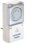 AS Schwabe 24031 Steckdosen-Zeitschaltuhr analog Tagesprogramm 3500W IP44