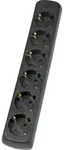 AS Schwabe 11712 Steckdosenleiste Schwarz ohne Stecker 1St.