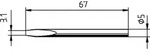 L&ouml;tspitze-Ersadur mei&szlig;elf&ouml;rmig, 3,1 mm 4000872421