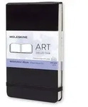 Moleskine Aquarellalbum, P/A6, 200g-Aquarellpapier, Hard Cover, Schwarz