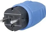 AS Schwabe 62401 Schutzkontaktstecker Gummi 230V Blau IP44