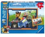 Puzzle Ravensburger PAW: Paw Patrol im Einsatz 2 X 12 Teile