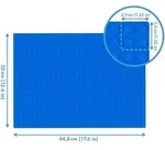 HUBELINO-560er Grundplatte BLAU