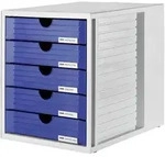 HAN Systembox 1450-14 Schubladenbox Lichtgrau DIN A4, DIN C4 Anzahl der Schubf&auml;cher: