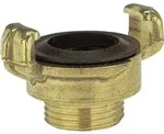 "Gardena 07115-20 Messing Klauenkupplung-Gewindest&uuml;ck Klauenkupplung, 33,25mm (1")