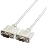 Roline Seriell Anschlusskabel [1x D-SUB-Stecker 9pol. - 1x D-SUB-Buchse 9pol.] 1.80 m
