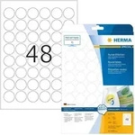 Herma Etiketten A4 40mm rund 25 Blatt 1.200 St&uuml;ck