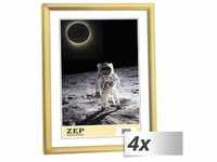 4x1 ZEP New Easy gold 15x20 Kunststoff Rahmen KG3