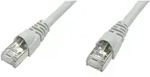 Teleg&auml;rtner 100009114 RJ45 Patchkabel CAT 6a S/FTP 15.00 m Grau Flammwidrig, mit