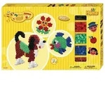 Hama 8712 - Geschenkpackung Maxiperlen, 2x Stiftplatte Hund & Kreis, mit ca. 900