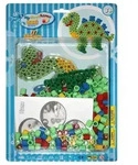 Hama&reg; B&uuml;gelperlen Maxi - Blisterset Dino - 1 Stiftplatte Dinosaurier, 250 Perl