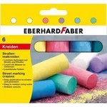 Eberhard Faber 526506 - Stra&szlig;enmalkreiden in 6 leuchtenden Farben