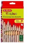 Herlitz 10412062 - Trilino Dreikantbuntstifte, 12er Set