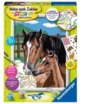 Ravensburger Malen nach Zahlen, Pferd mit Fohlen