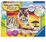 Ravensburger Malen nach Zahlen, majest&auml;tischer Tiger