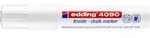 edding 4090 Kreidemarker WindowMarker 4-15mm wei&szlig;